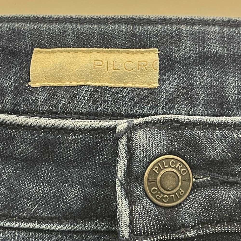 Anthropologie Pilcro Flare Leg Dark Wash Jeans Plus Size 22W - Picture 4 of 9